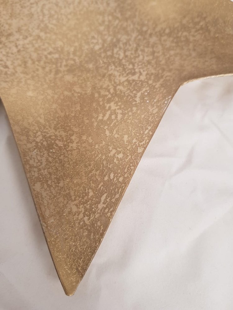 Home Society Assiette étoile dorée