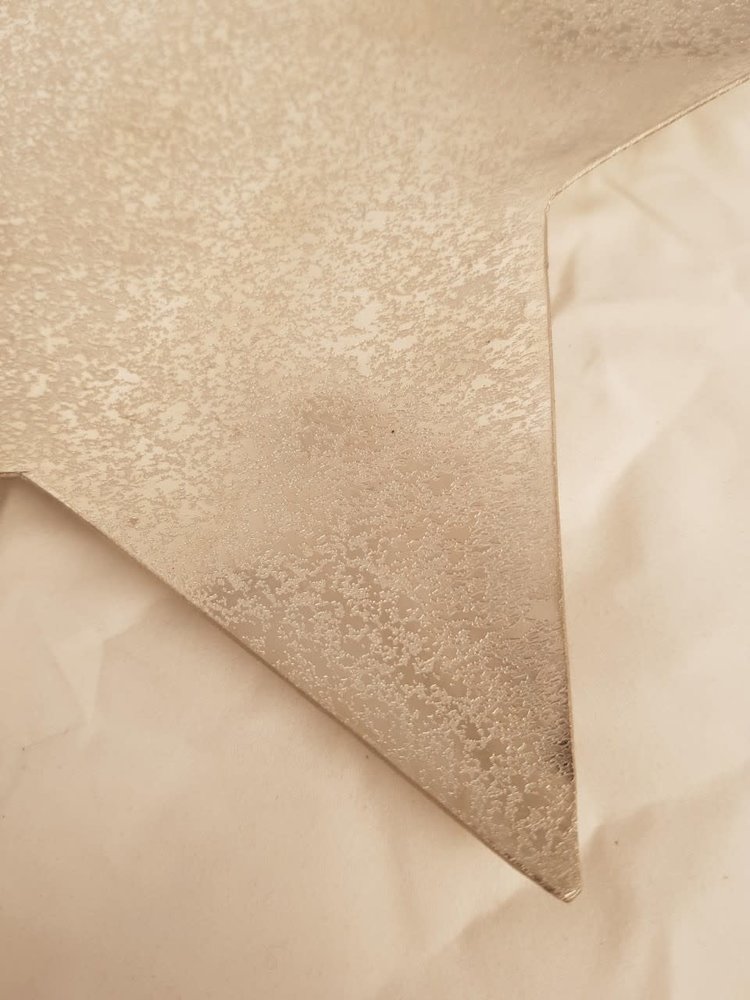 Home Society Assiette étoile argentée