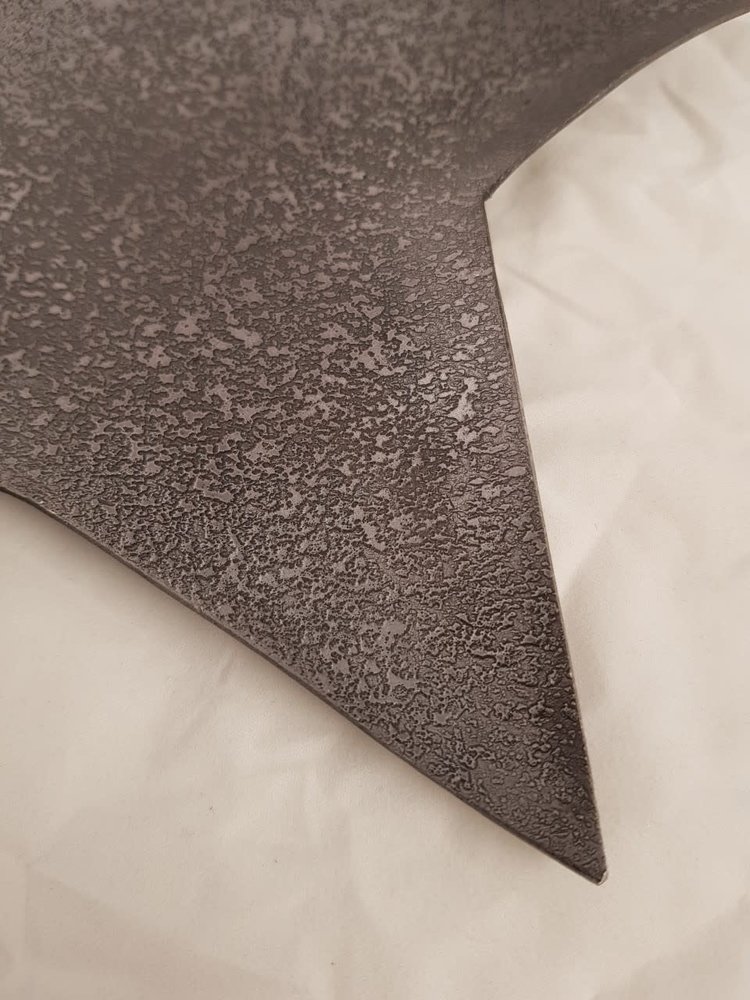 Home Society Assiette étoile gris foncé métallisé