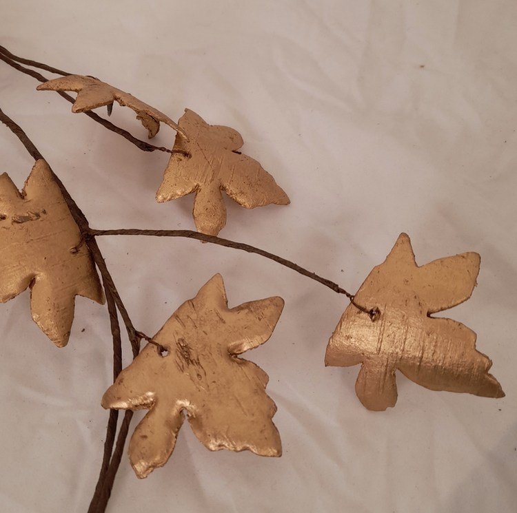 Home Society Natural Garland Leaf GD (15)