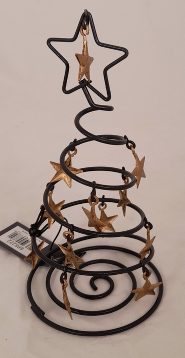 Home Society Metal Deco Wire - étoiles dorées