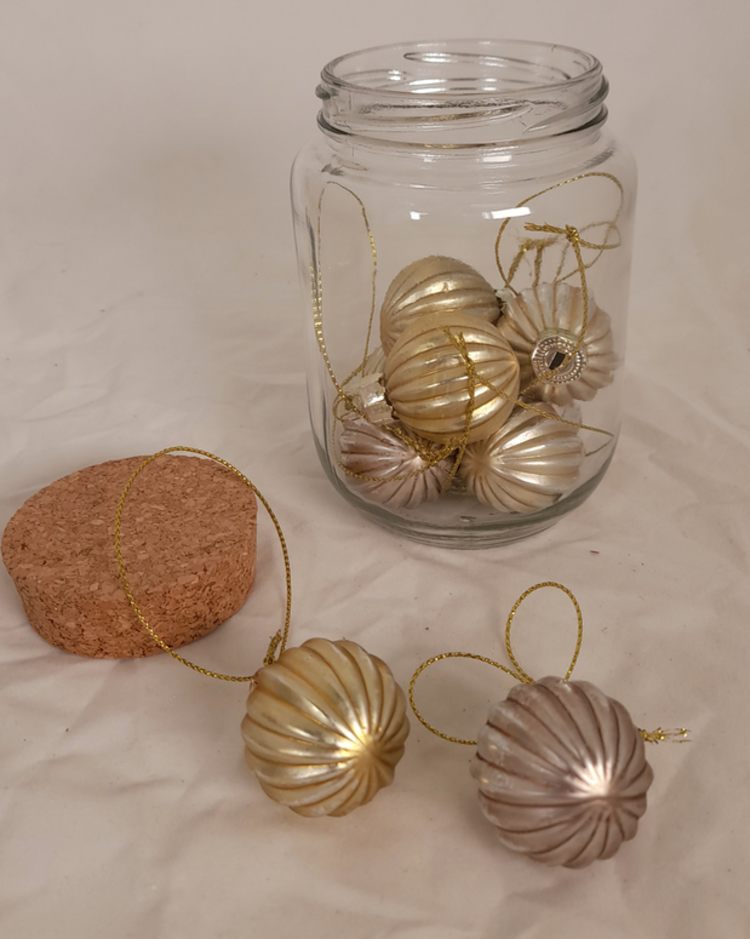 Long Island Living Bocal petites boules - doré