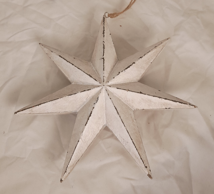 Joker Wood Star Hang white M