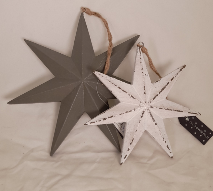 Joker Wood star hang grey L