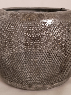 Joker Metal Lantern Bowl Silver L