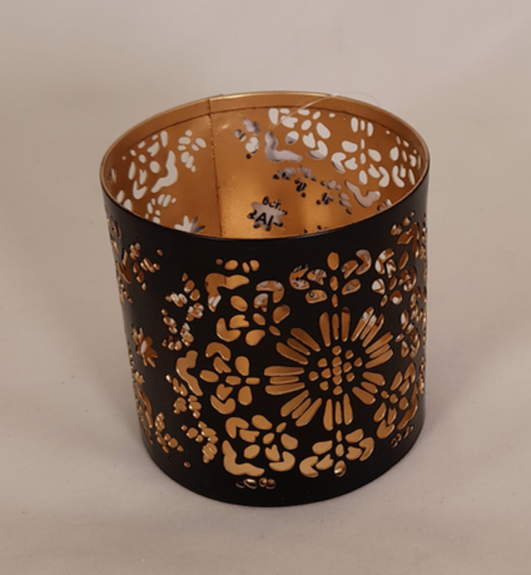 Dekoratief Photophore métal noir 'Byzantium'