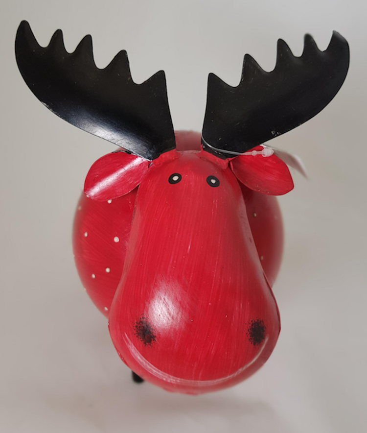 Dekoratief Rudolphe metal rouge L