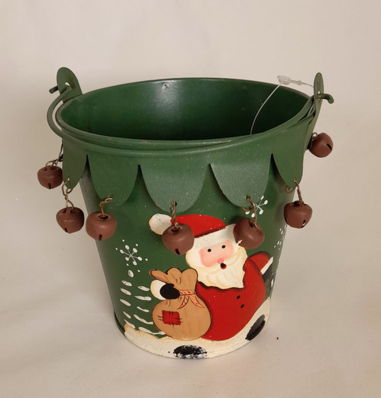 La Galleria Seau métal sonnette - vert