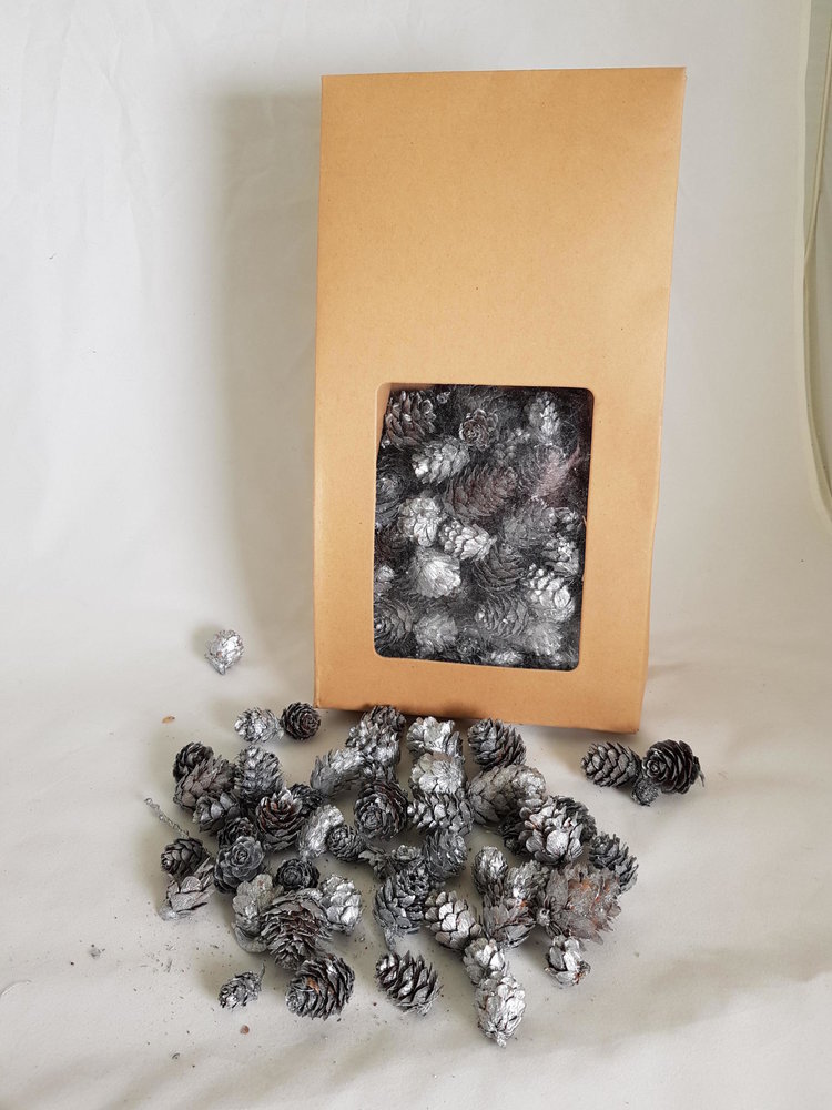 Home Society Cônes décoratifs argentés