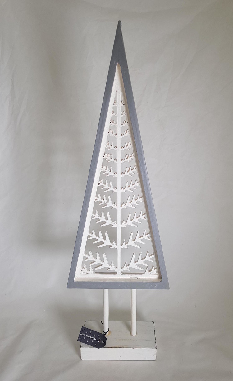 Joker Sapin en bois gris/blanc L