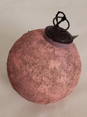 Home Society Boule de Noël rose pâle L