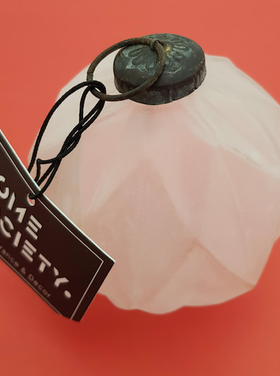 Home Society Boule de Noël mat/opaque - Blanc L