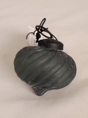 Home Society Boule de Noël mat/opaque - Bleu(1) S