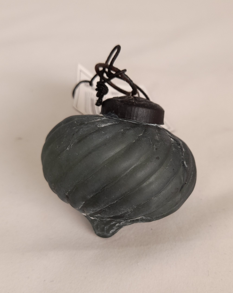 Home Society Boule de Noël mat/opaque - Bleu(1) S