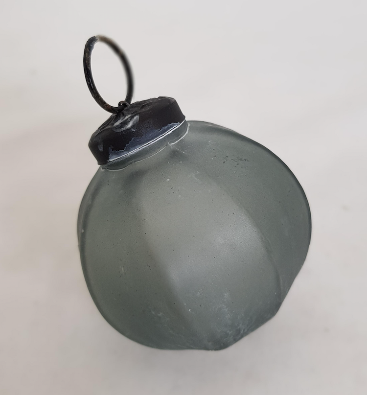 Home Society Boule de Noël mat/opaque - Bleu(3) S