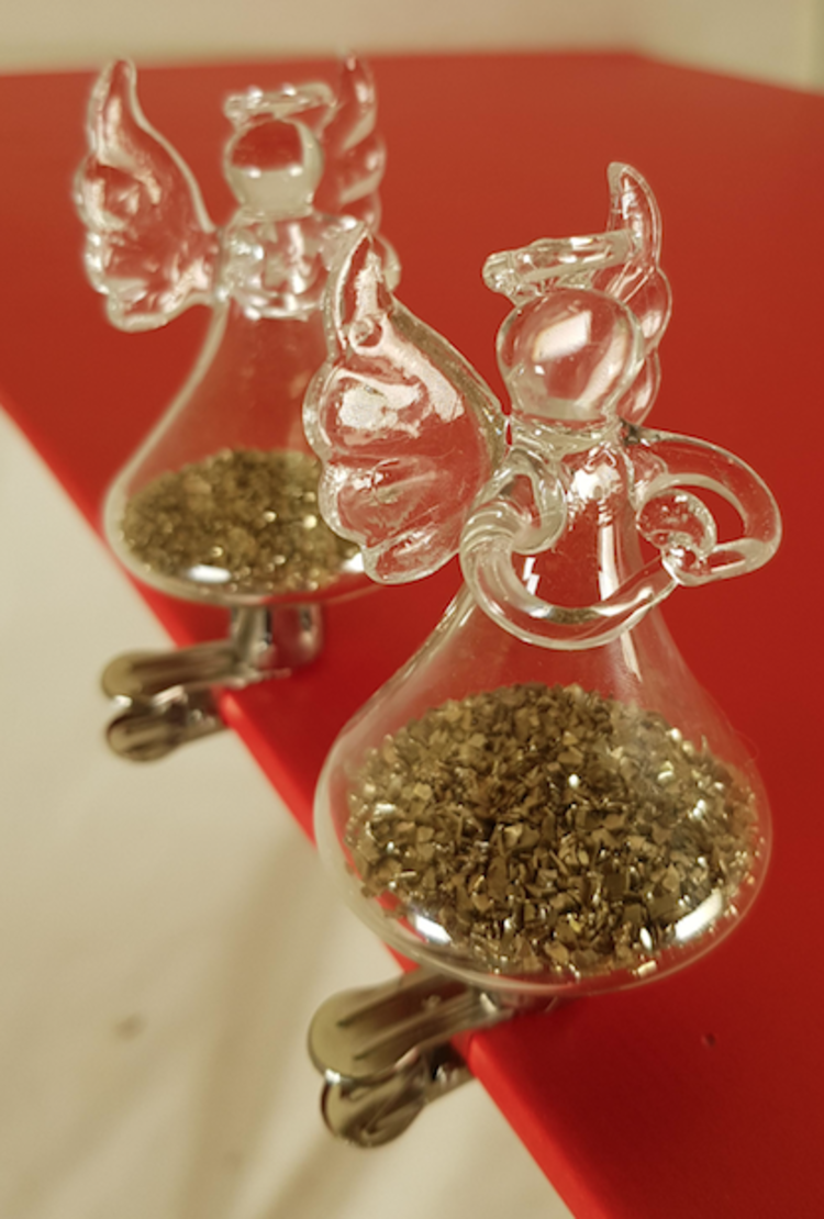 Home Society 2 anges verre à clipser