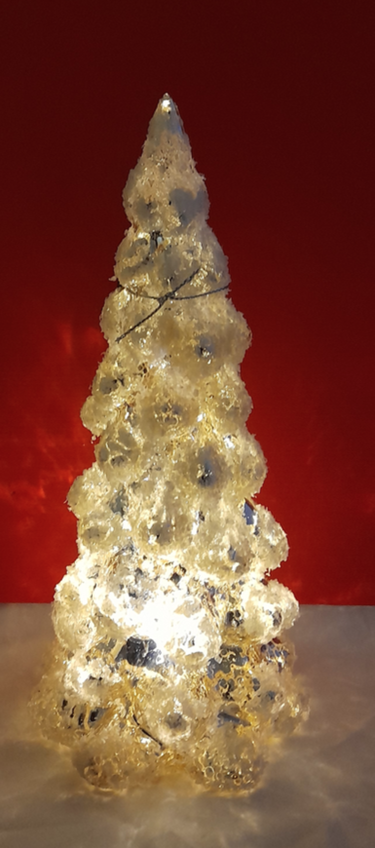 Home Society Glass Tree Frost M + LED (6)