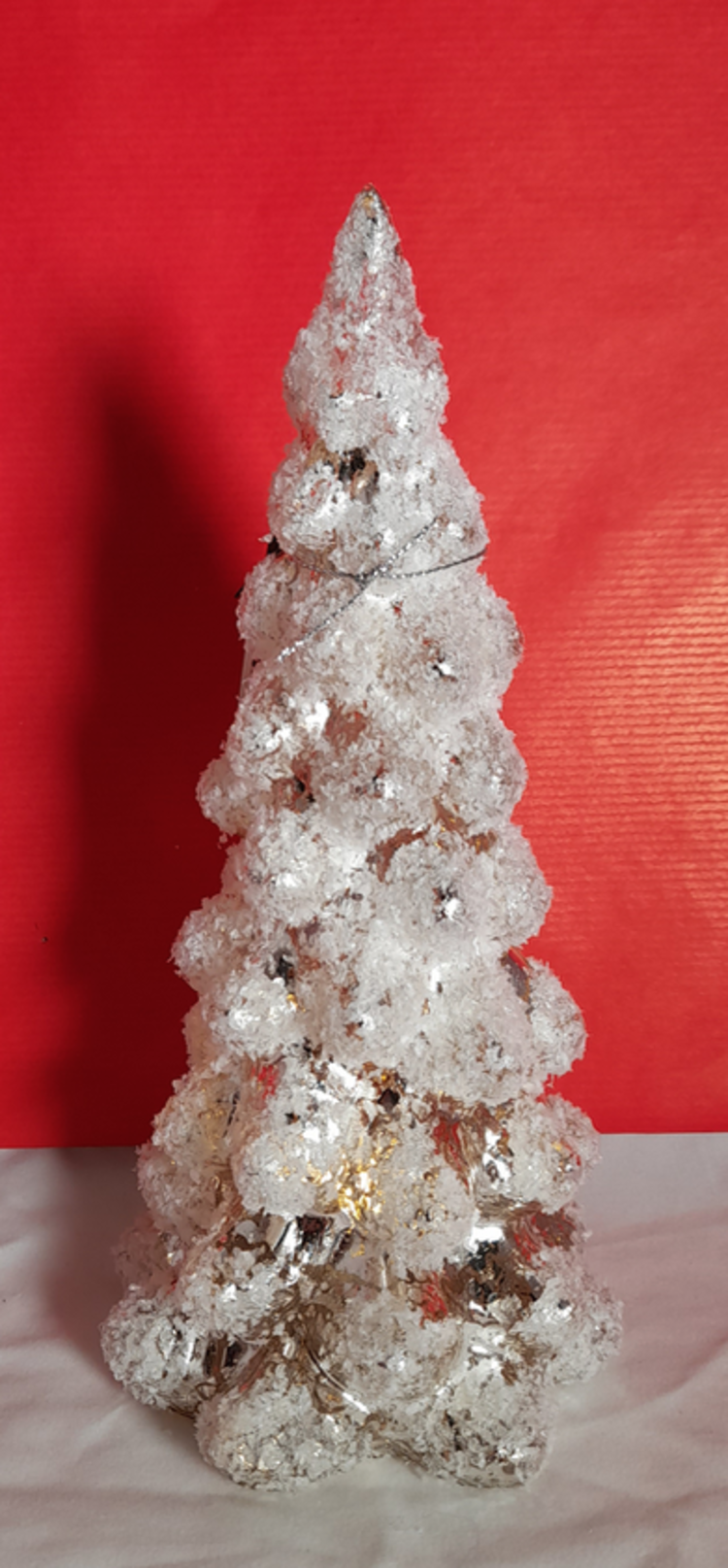 Home Society Glass Tree Frost M + LED (6)