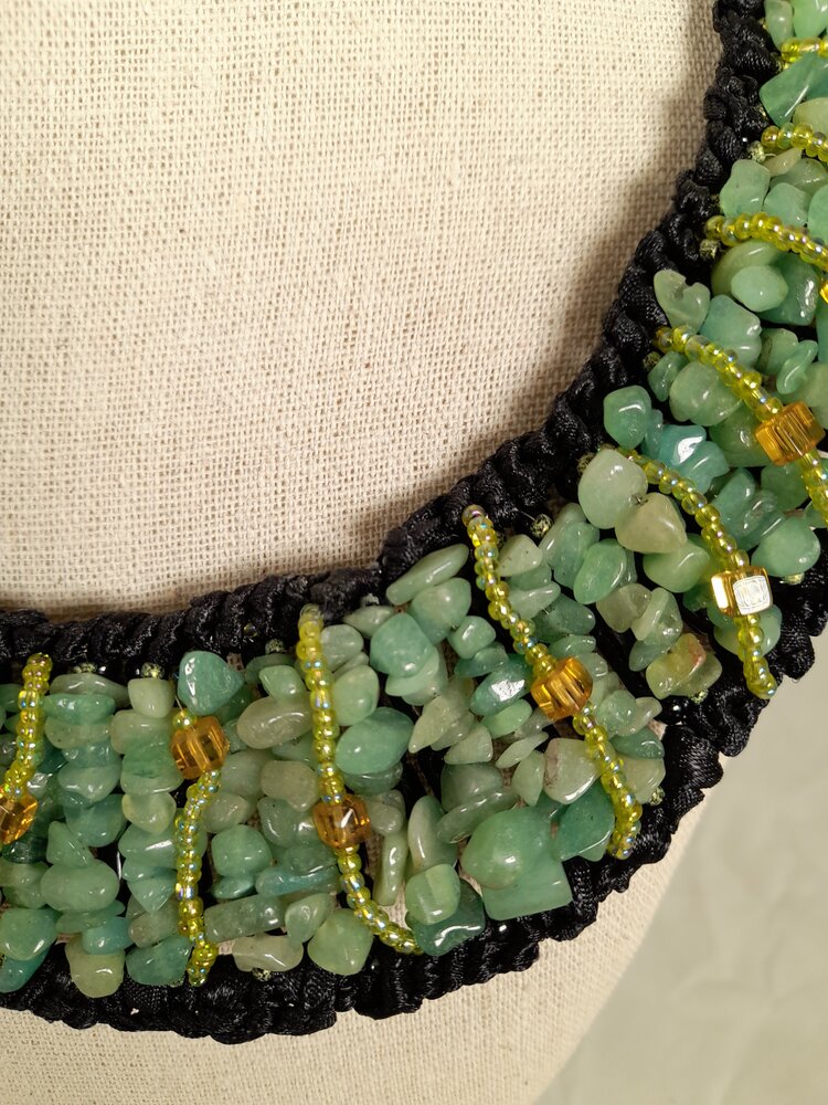 Abelindo Collier minéraux - vert