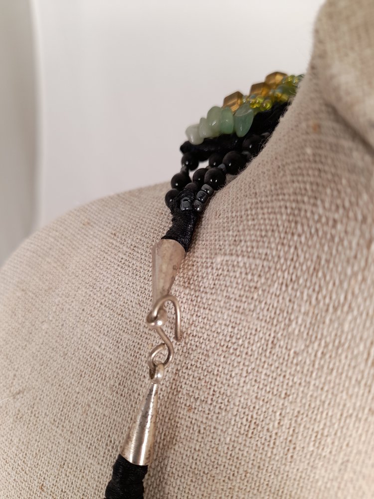 Abelindo Collier minéraux - vert