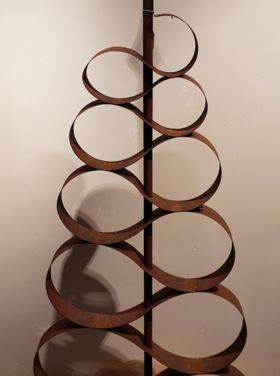 Art & Savoir Faire Sapin torsadé acier corten