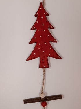 Dekoratief Pendentif sapin bois