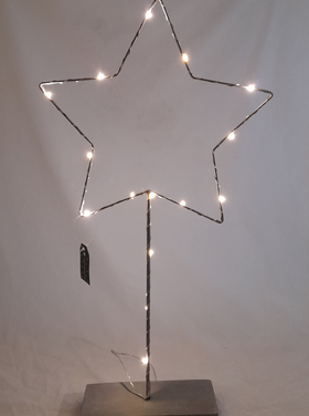 Joker Metal Star Base Silver Led S