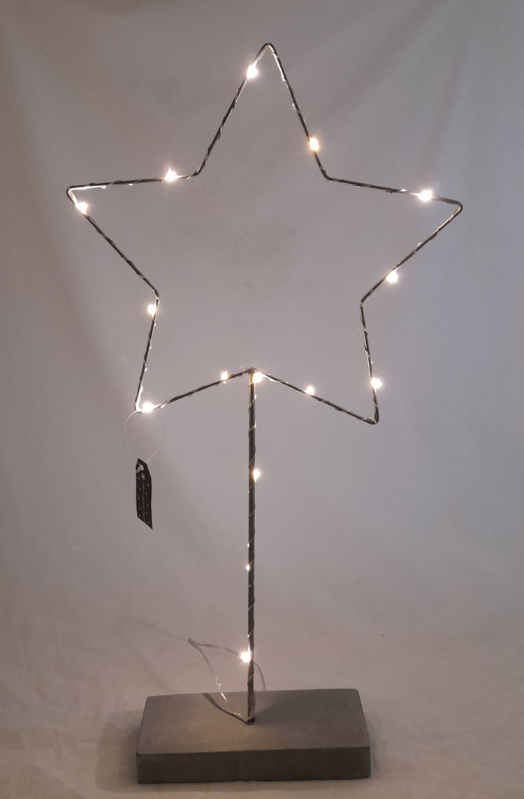 Joker Metal Star Base Silver Led S