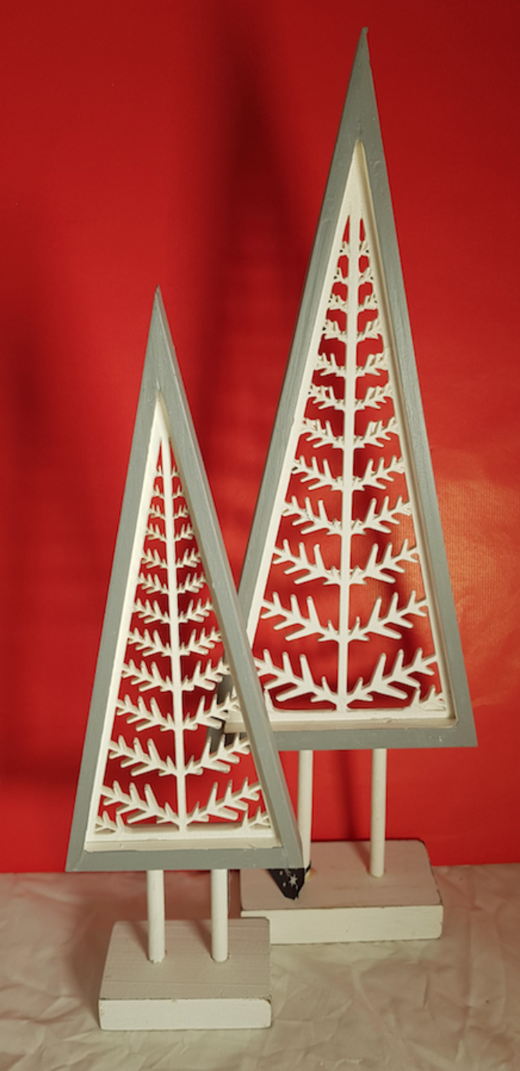 Joker Sapin en bois gris/blanc S