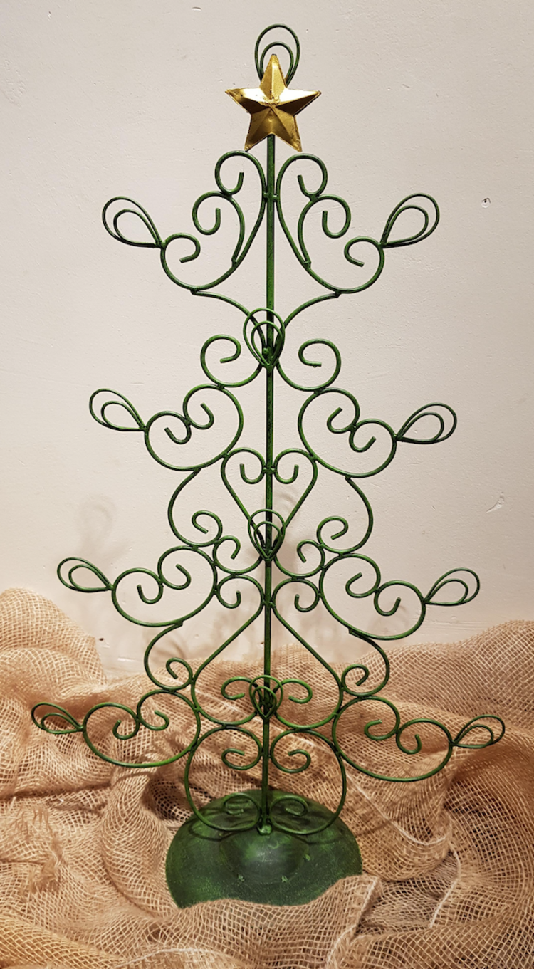 Dekoratief Arbre de Noël métal pour cartes de voeux