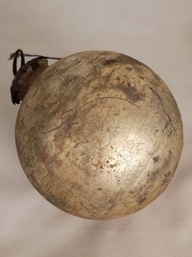 Joker Boule ronde effet vieilli or/ag L