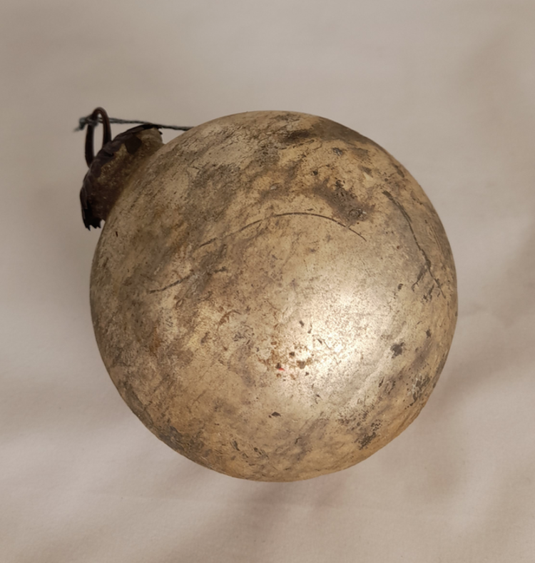 Joker Boule ronde effet vieilli or/ag L