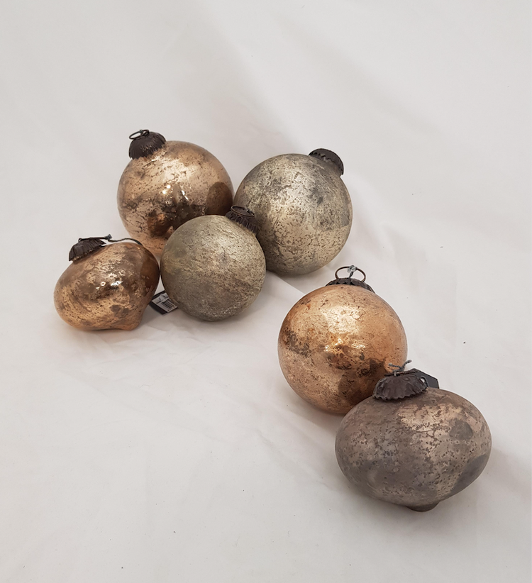 Joker Boule ronde effet vieilli or/ag L