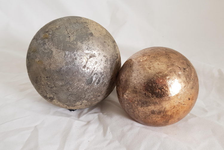 Joker Boule ronde effet vieilli cuivré S