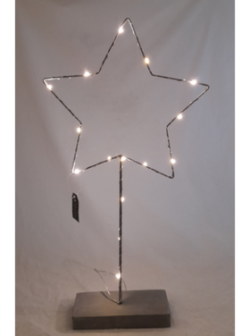 Joker Metal Star Base Silver Led L