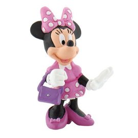Bullyland Disney figure - Minnie Mouse with handbag