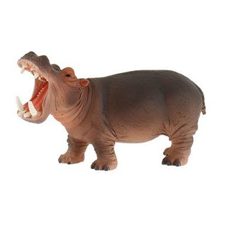 Bullyland wilde dieren figuur - Nijlpaard dierfiguur