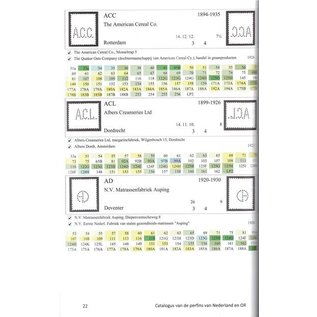 PCN Catalogus van de perfins van Nederland en OR 3e editie