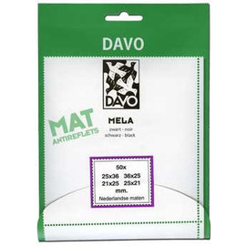 Davo stamp mounts Mela 4 x set of 50 Dutch sizes