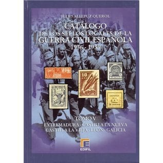 Edifil Tomo V Catálogo de la Guerra Civil Española 1936-1939 Varios I