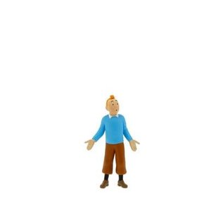 moulinsart Tintin figure blue sweater 8.5 cm