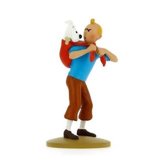 moulinsart Tintin Statue - Tim bringt Struppi zurück