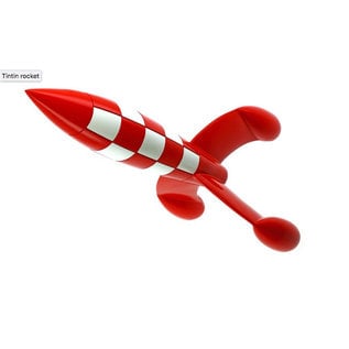 moulinsart Tintin Rocket - 60 cm