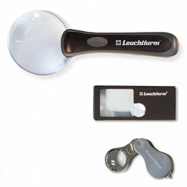 Leuchtturm Magnifier Set LOOK 2,5x - 10x magnification