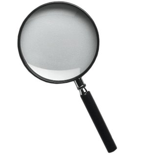 Leuchtturm hand magnifier glass LU 2 - 3x magnifying