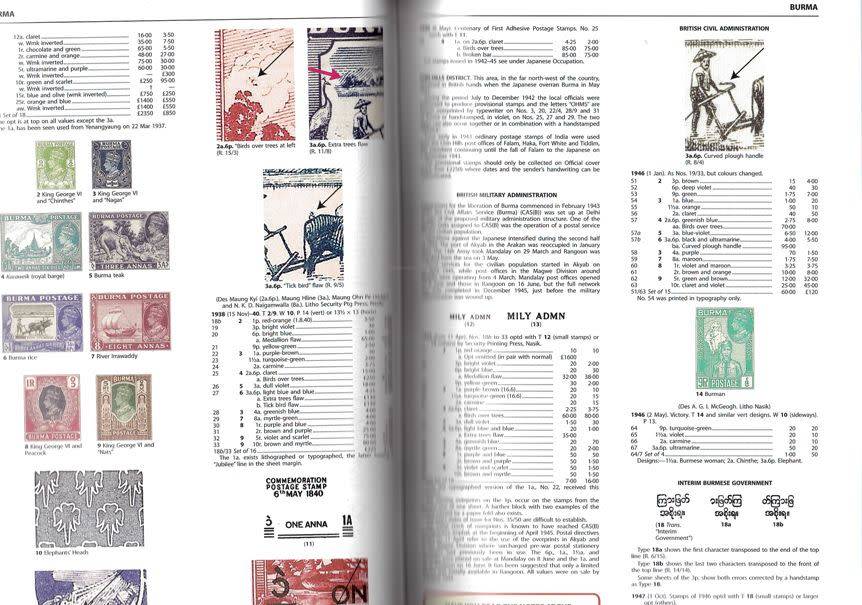 Gibbons Stamp Catalogue Bangladesh Pakistan Sri Lanka -