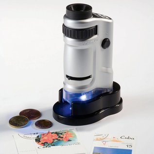 Leuchtturm Zoom microscope LED 20-40x magnifying