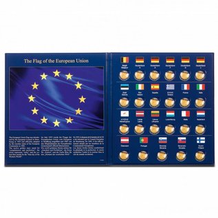 Leuchtturm album Presso Euro-Collection 2€-munten 30 jaar Europese Vlag