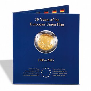 Leuchtturm album Presso Euro-Collection 2€-munten 30 jaar Europese Vlag