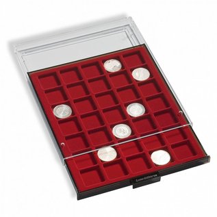 Leuchtturm coin drawer MB 12 square compartments 64x64 mm